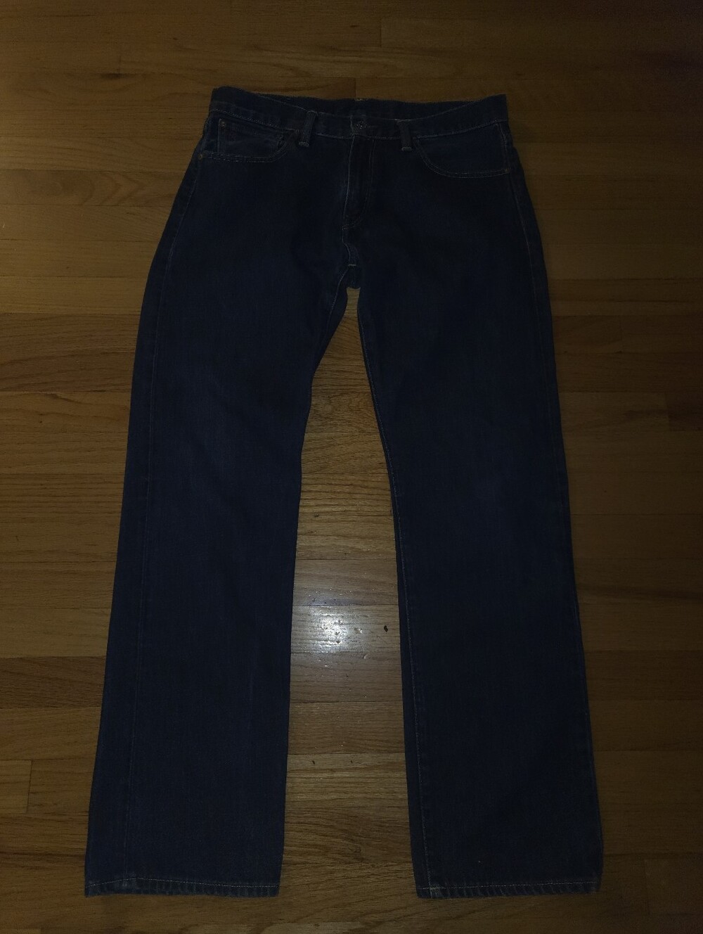 Polo Ralph Lauren Classic 867 Jeans Mens 34x34 Dar Blue Wash Straight Leg